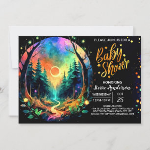 Invitation Chic Enchanted Adventure Await Baby shower