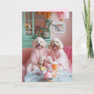 Invitation Chic Labradooda dans Pink Lounge