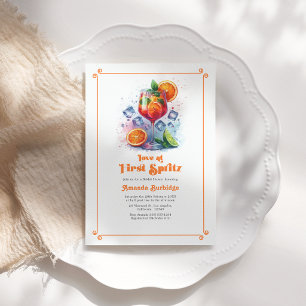 Invitation Chic Love à la Fête des mariées First Spritz