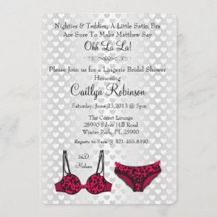 Invitation chic mignonne de Fête de la mariée de