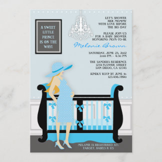 Invitation Chic Moderne maman contemporaine