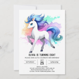 Invitation Chic Printable Horse Anniversaire