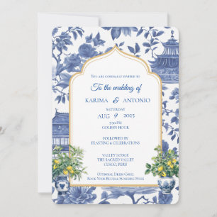 Invitation Chic-tique Infusion de Limoncello de style Chinois