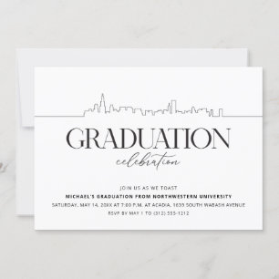 Invitation Chicago Graduation Party