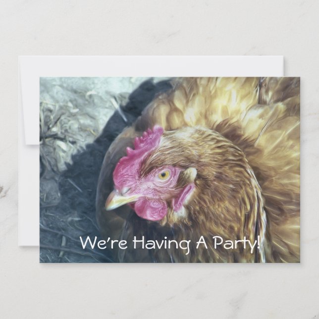 Invitation CHICKEN (Devant)
