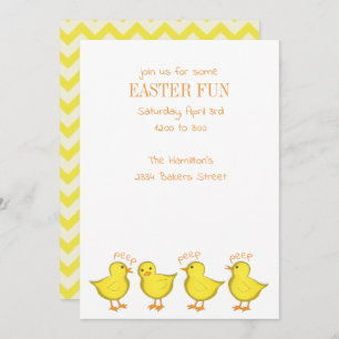 Invitation Chicks 5x7
