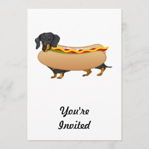 Invitation Chien noir de Weiner avec tous les correctifs