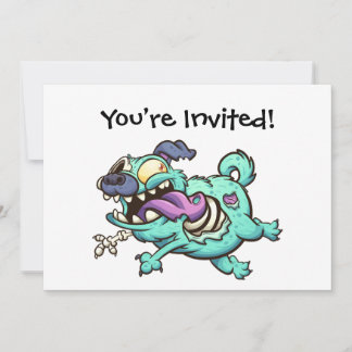 Invitation Chien zombie