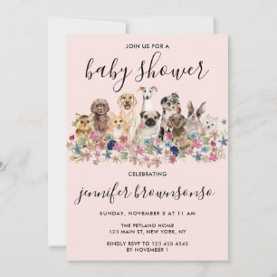 Invitation Chiens Chats Animaux de compagnie