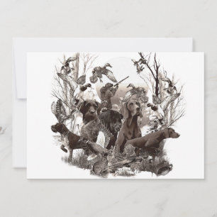 Invitation Chiens de chasse polyvalents