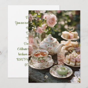 Invitation Chine vintage   Thé intemporel