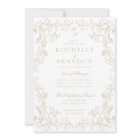 Chinoiserie romantique Mariage d'or français