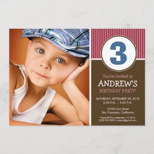 Invitation Chocolat simple et sucré/Invitation d'anniversaire