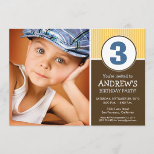 Invitation Chocolat simple et sucré/Invitation d'anniversaire