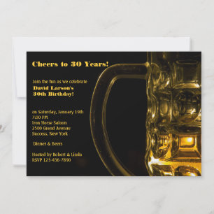 Invitation Chope de Bière