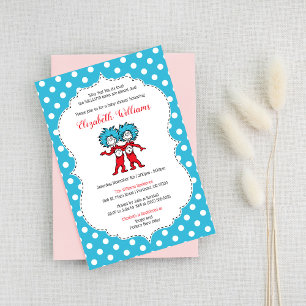 Invitation Chose 1 Chose 2 Jumeaux Baby Shower