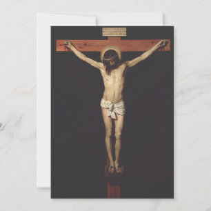 Invitation Christ crucifié par Diego Velazquez