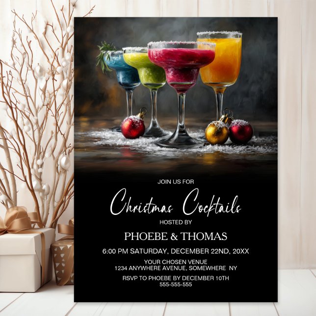 Invitation Christmas Cocktail Party (Créateur téléchargé)
