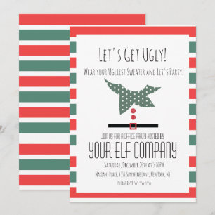 Invitation Christmas Party Ugly Sweat Office Company Event