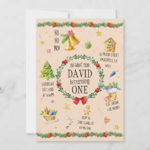 Invitation Christmas Watercolor