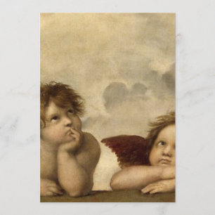 Invitation Chubs Raphael Santi Sistine Madonna Sweet