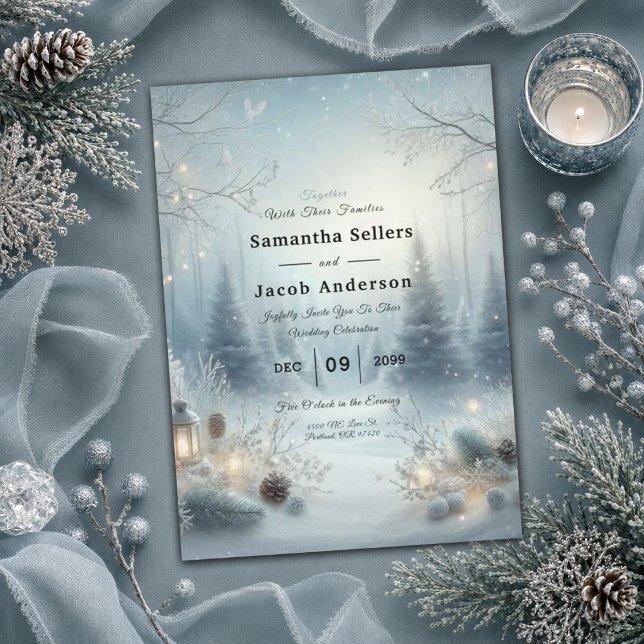 Invitation Chuchotements d'un solstice d'hiver (Créateur téléchargé)