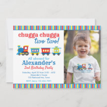 Chugga Chugga Deux Deux Train Anniversaire