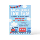 Chugga Chugga DEUX garçons Train 2e anniversaire