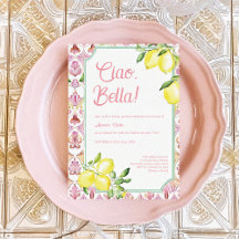 Ciao Bella Fête de Mariage Italienne au Citron