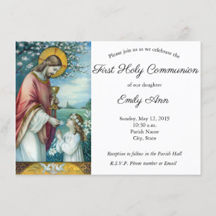 Invitation Ciel dans notre première communion d'âme