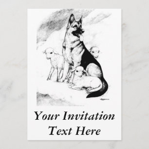 Invitation Ciel de chien