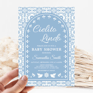 Invitation Cielito Lindo Papel Picado Baby Shower