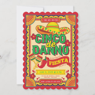 Invitation Cinco de Danno Fiesta