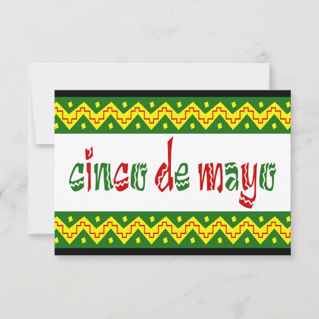 Invitation cinco de mayo (Devant)