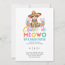 Cinco De Meowo Fun Chat Fête Heure