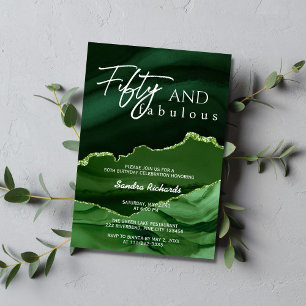 Invitation Cinquante ans et fabuleux Anniversaire de 50 ans e