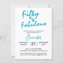 Cinquante et fabuleux Turquoise 50e anniversaire