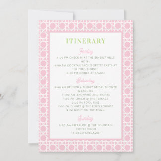 Invitation Circuit de l'enterrement de vie de jeune fille Cre