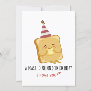 Invitation Citation amusante :  Un Toast Pour Vous À L'Annive