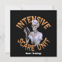 Citation drôle d'infirmière Halloween Intensive Sc