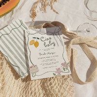 Citron italien Baby shower neutre pour les femmes