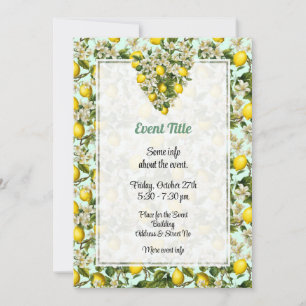 Invitation Citrons