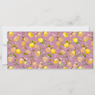 Invitation citrons aquarelle 25