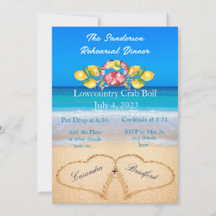 Invitation Citrons Crabe rouge Pays bas