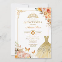 Citrouille d'automne Quinceañera Princess Mis Quin