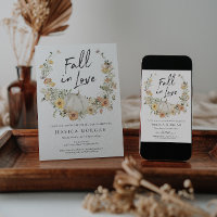 Citrouille de la récolte de fleurs chute dans la F