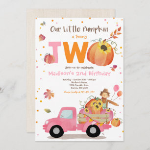 Invitation Citrouille de tournesol d'automne Citrouille d'ann