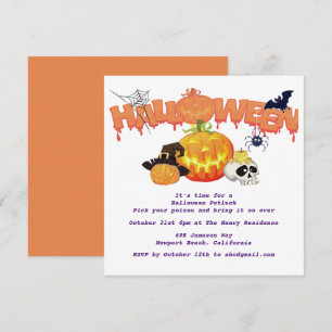Invitation Citrouille Halloween Putlock