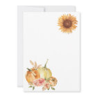 Citrouille orange tournesol automnal Ajoutez votre