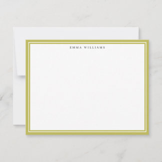 Invitation Citrus Double Frame Note Card